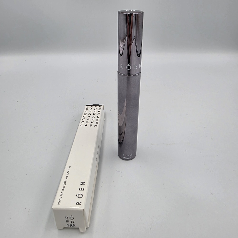 NIB Roen‎ Beauty Cake Lash Volumizing Mascara in Black Noir 10 mL Full Size